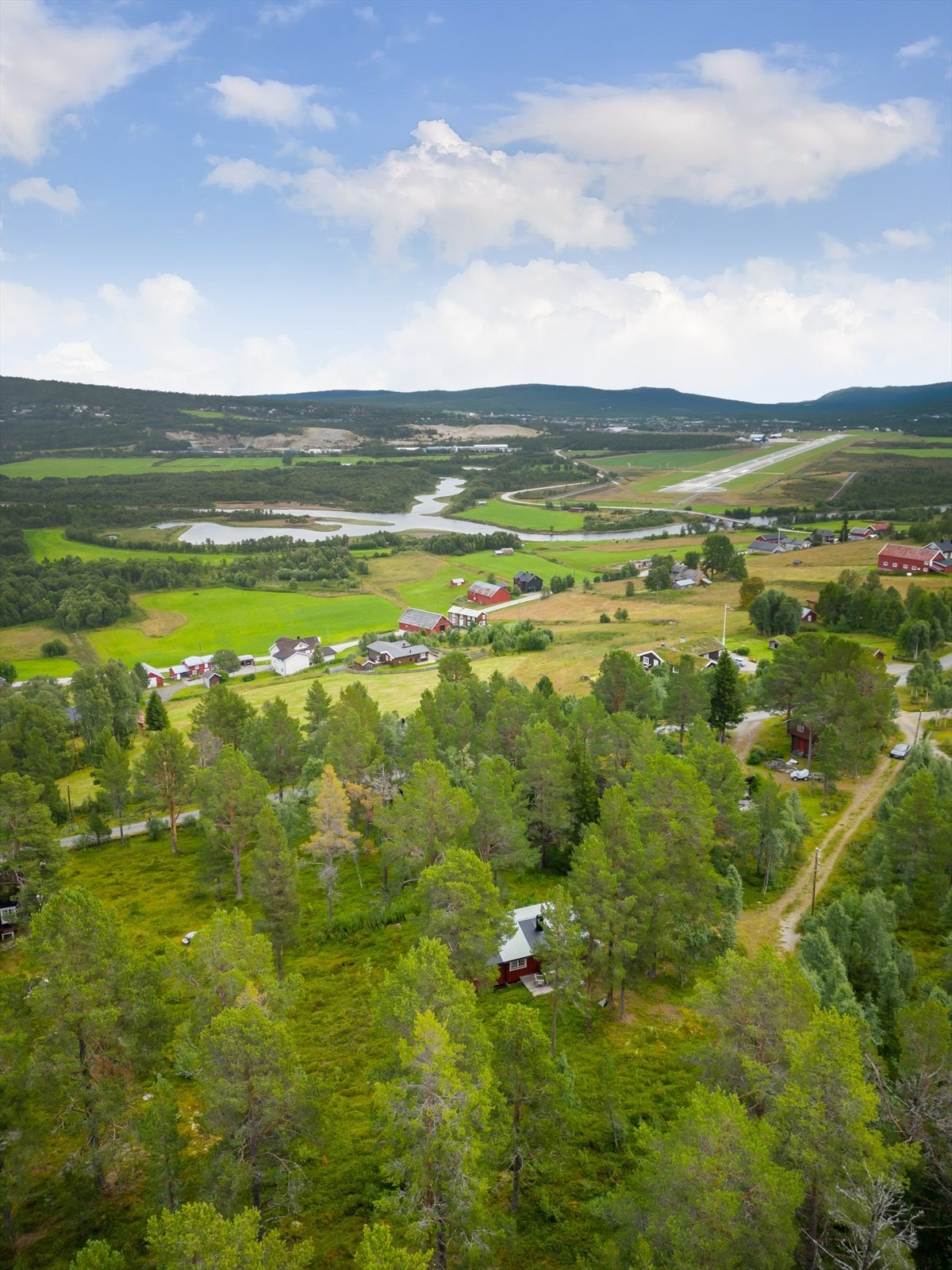 Dronefoto Galleribilde