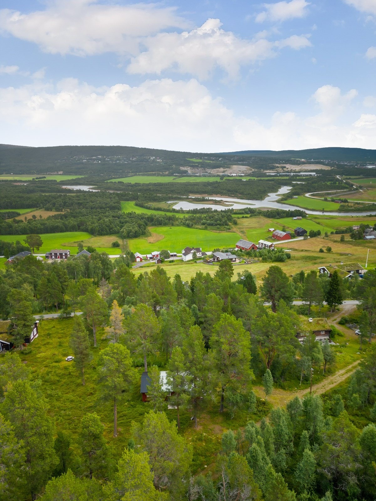 Dronefoto Galleribilde