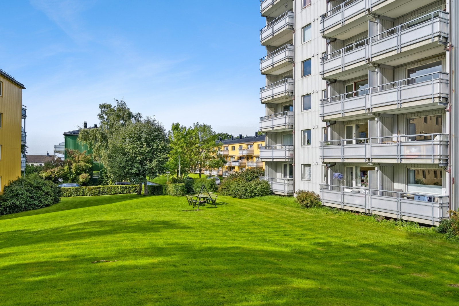 Velholdt fellesareal. Galleribilde