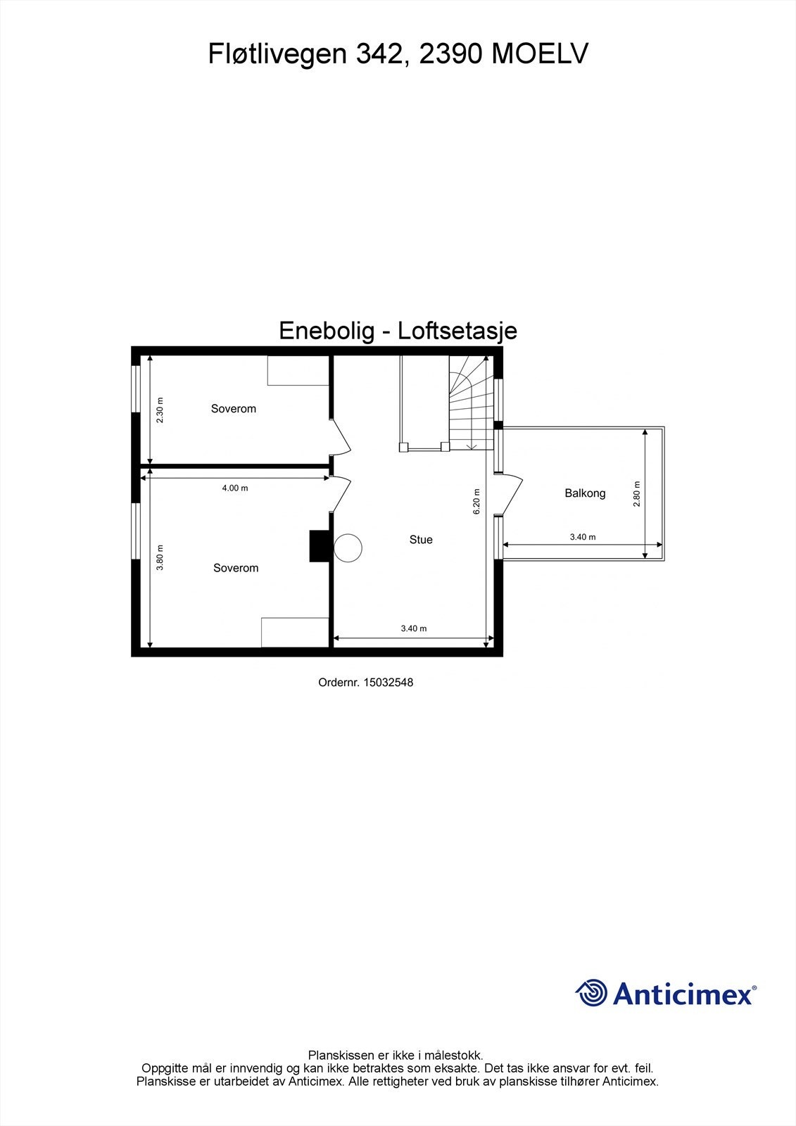 Plantegning andre etasje Galleribilde