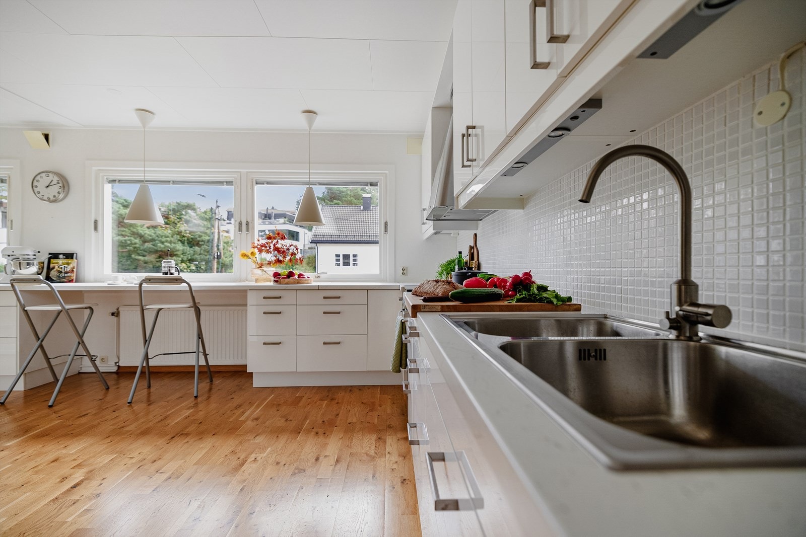 Kjøkkenet ble oppgradert i 2012. Galleribilde