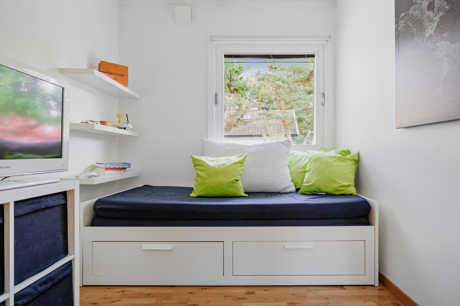 Soverommene er lyse og pene. Galleribilde