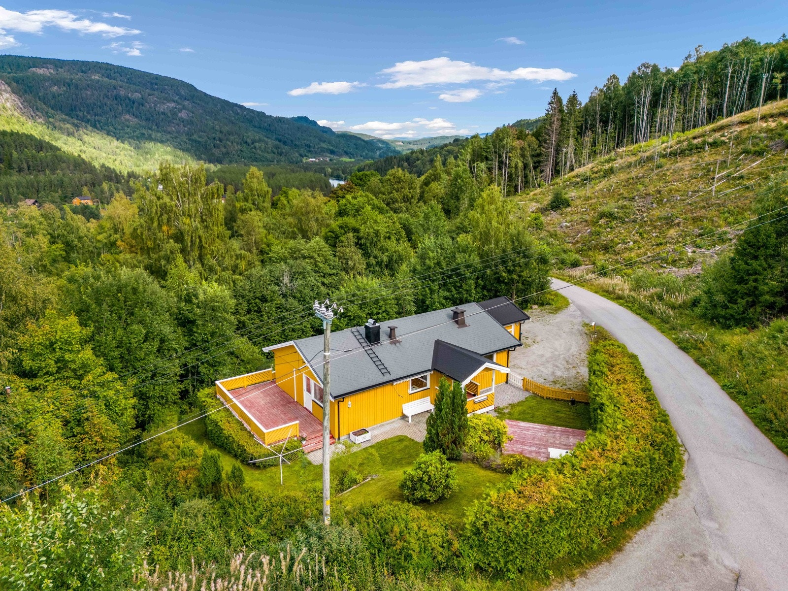 Flott beliggenhet i Tråervegen 61. Galleribilde