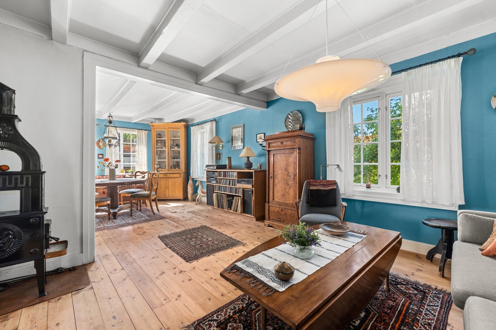 Huset er har tre fine stuer. Galleribilde