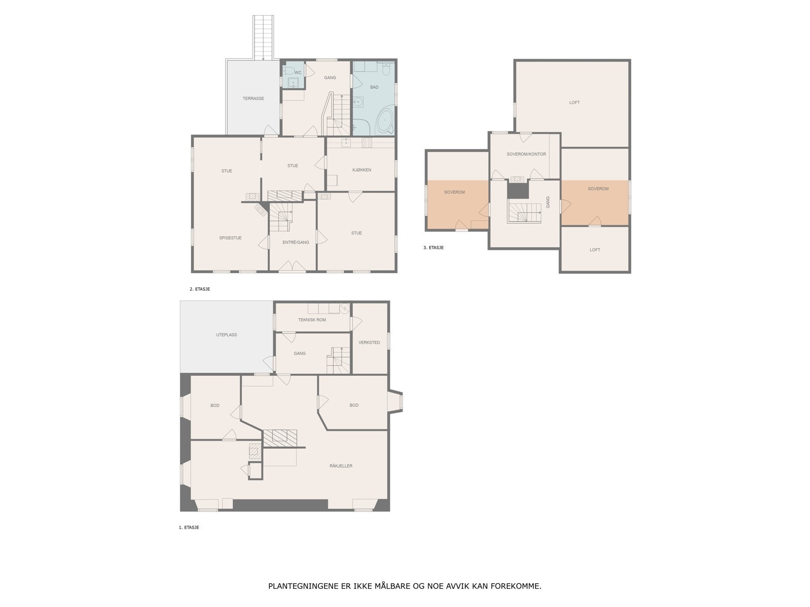 Plantegninger samlet. Galleribilde