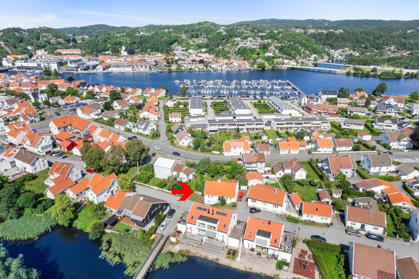 Sentral beliggenhet på Malmø. Galleribilde