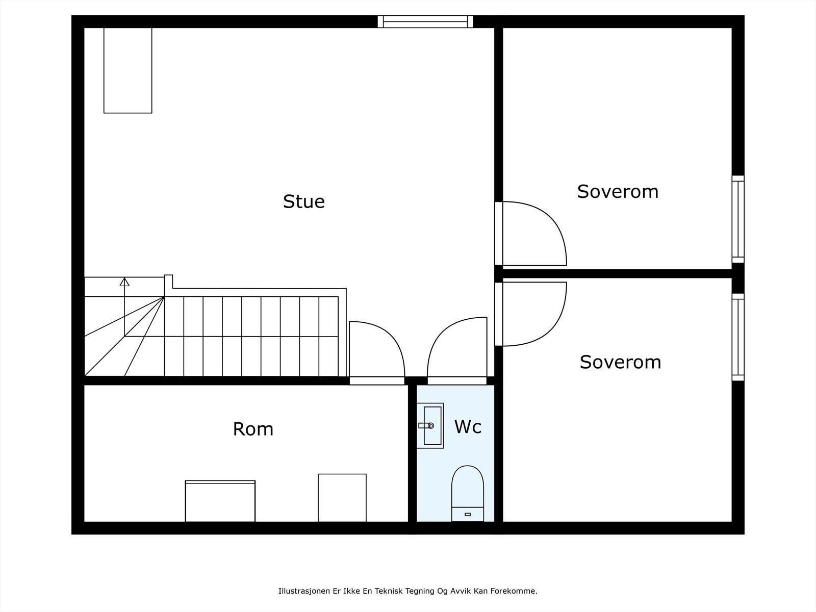 Plantegning av 2. etasje. Galleribilde