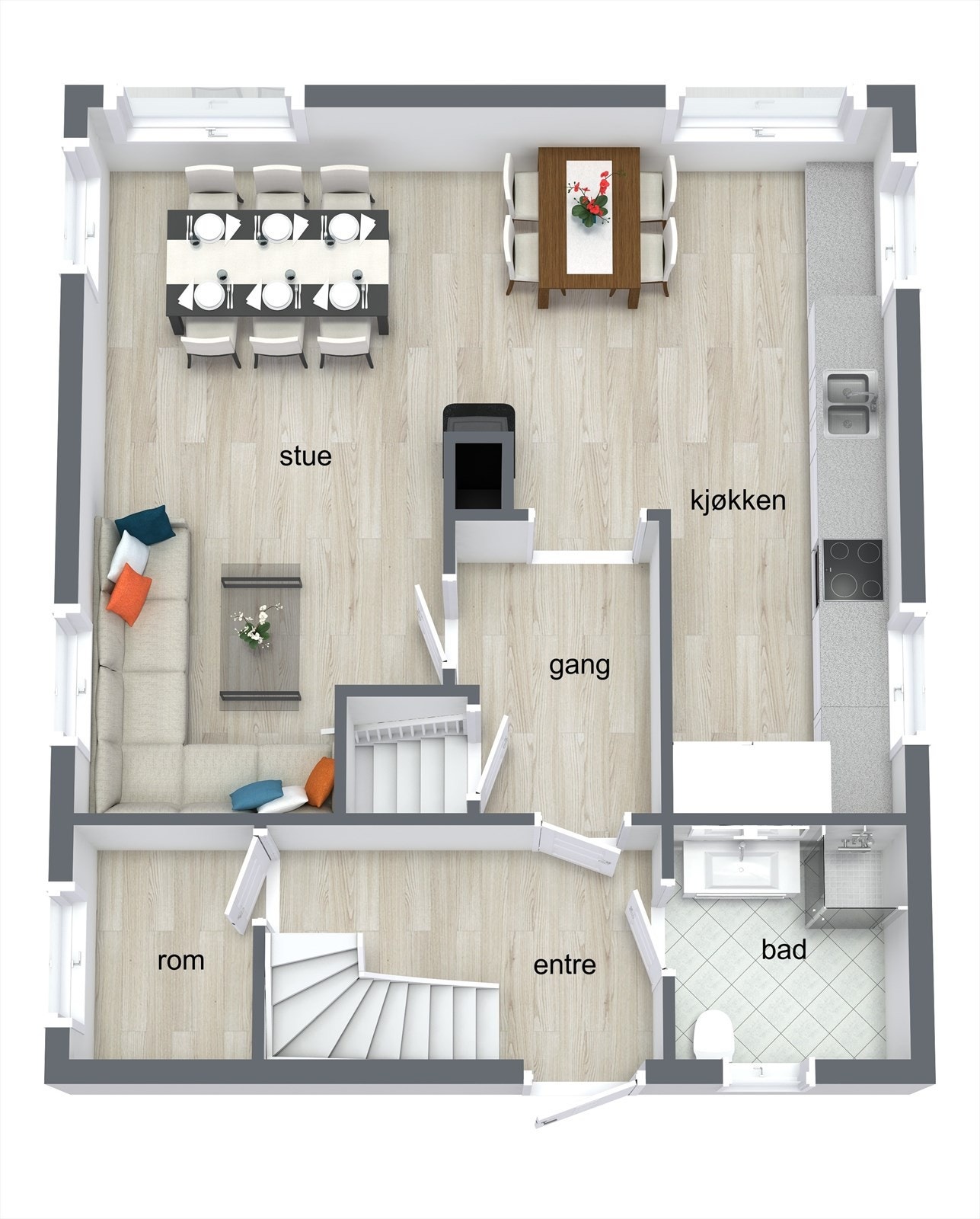Første etasje. Galleribilde