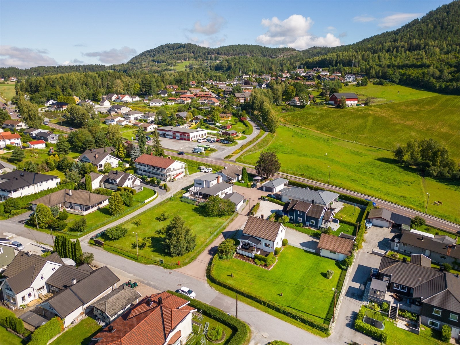 Enkel adkomst til hovedvei for pendling til Kongsberg, Drammen/Oslo eller Hønefoss. Galleribilde