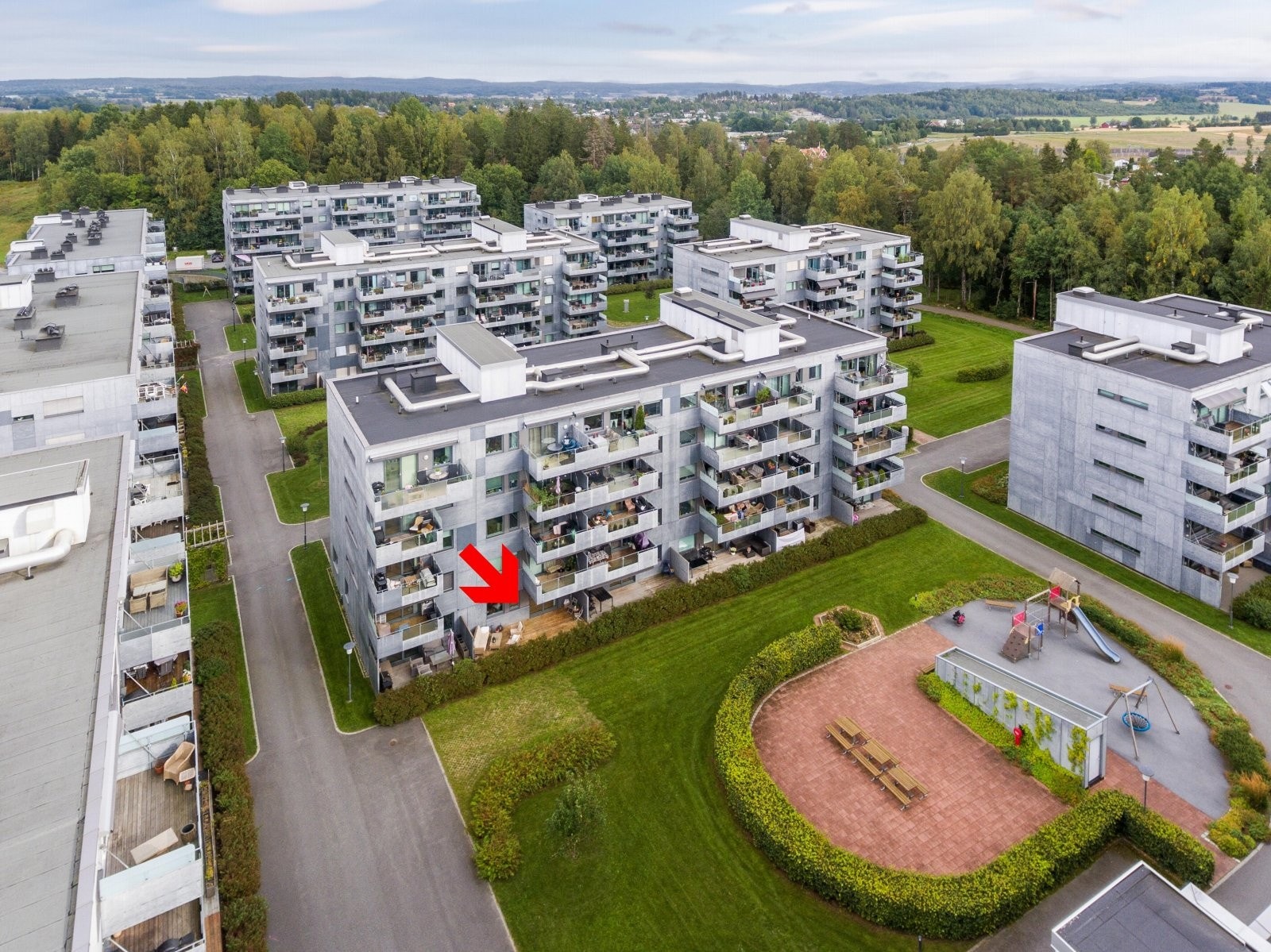 Leiligheten har vestvendt beliggenhet Galleribilde