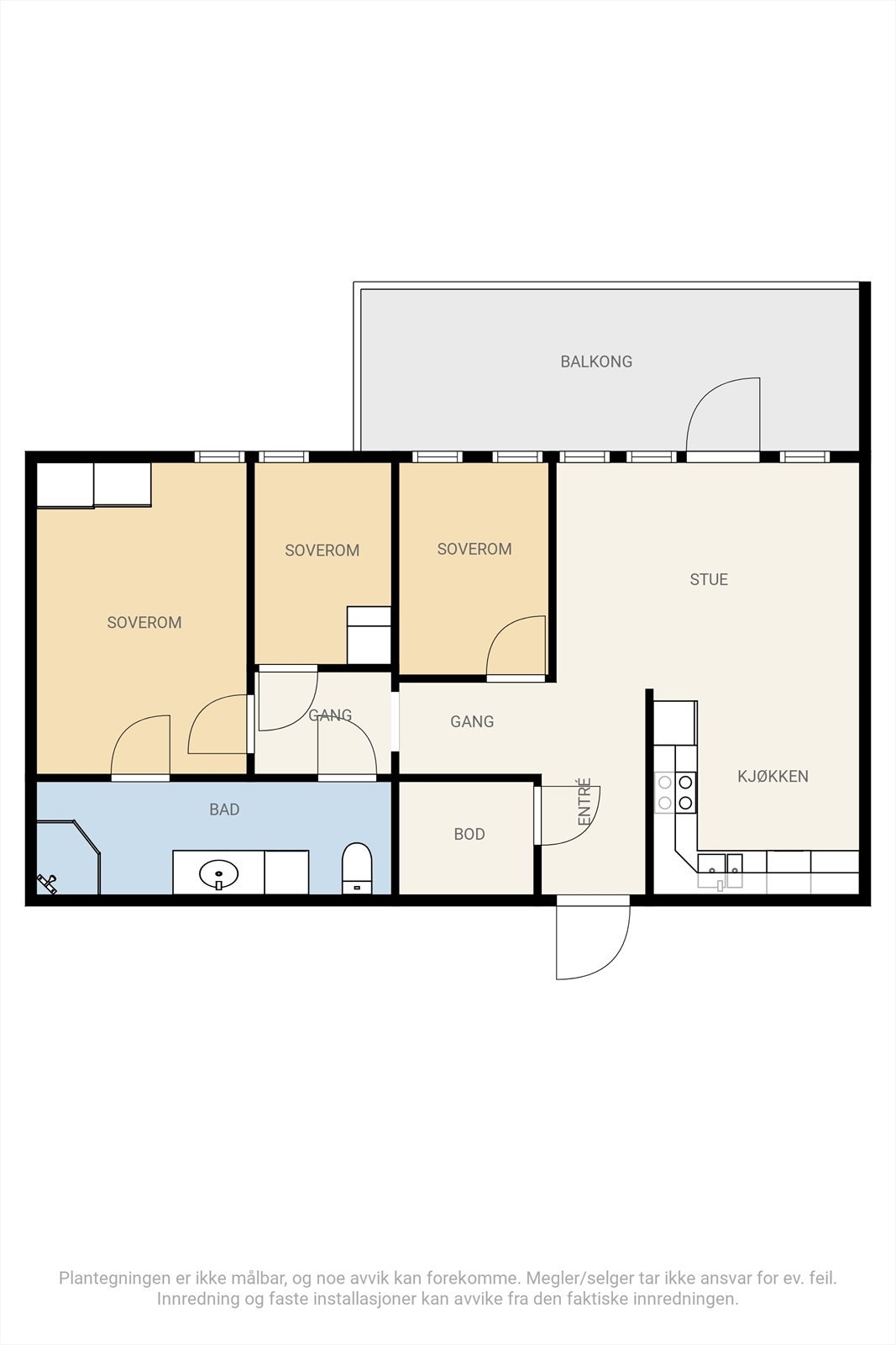 Plantegning Galleribilde