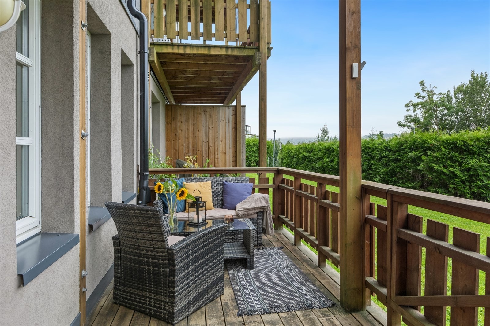 Det er plass til ønsket utemøblement. Galleribilde