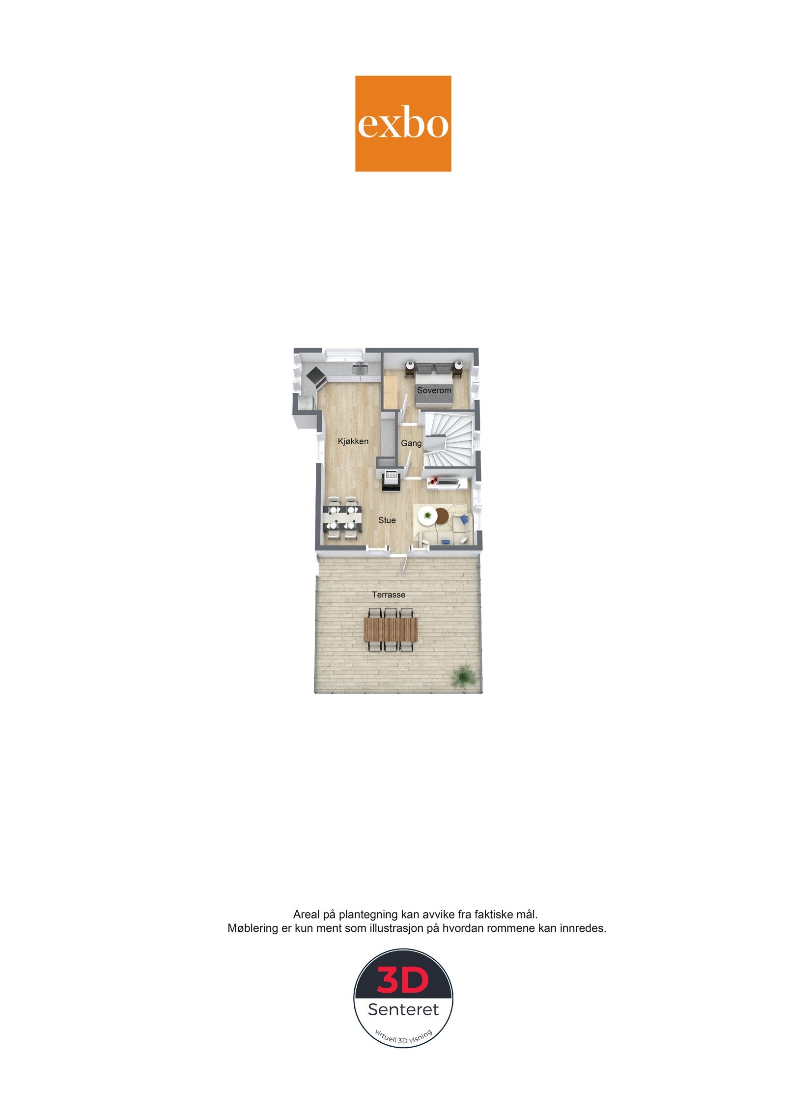 Plantegning hovedetasje Galleribilde