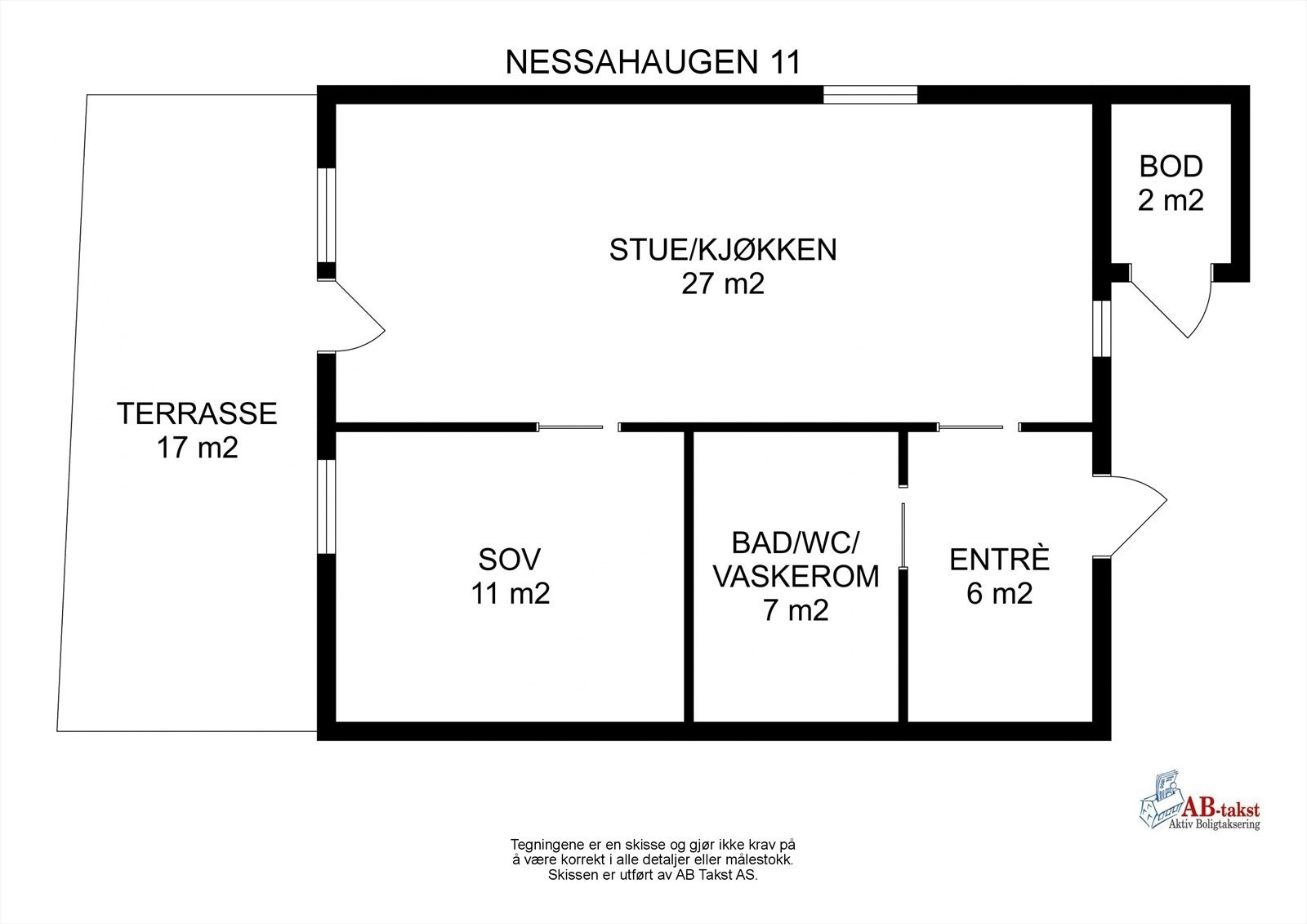 Planskisse Galleribilde