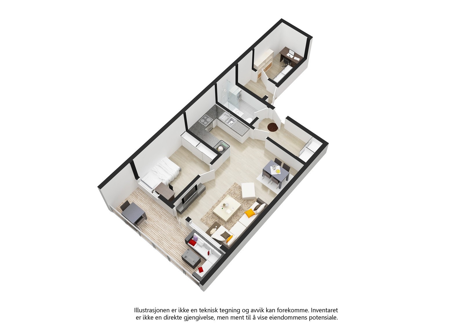 Plantegning Galleribilde