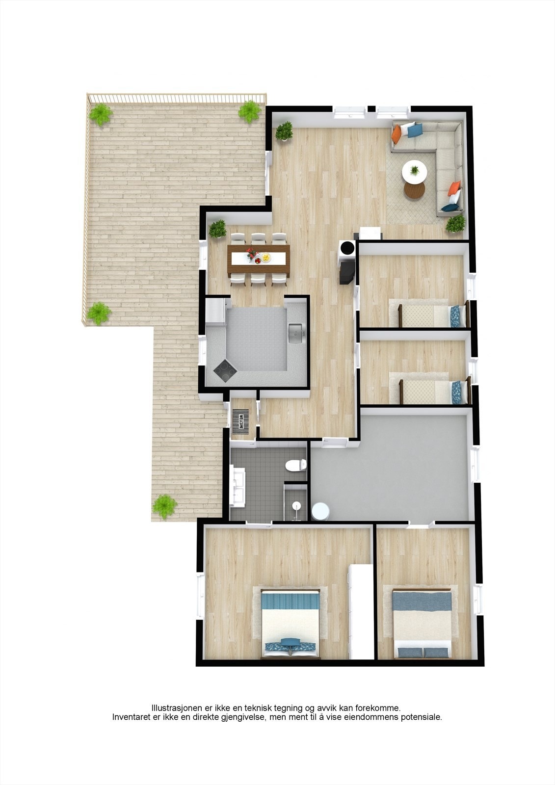 Plantegning Galleribilde