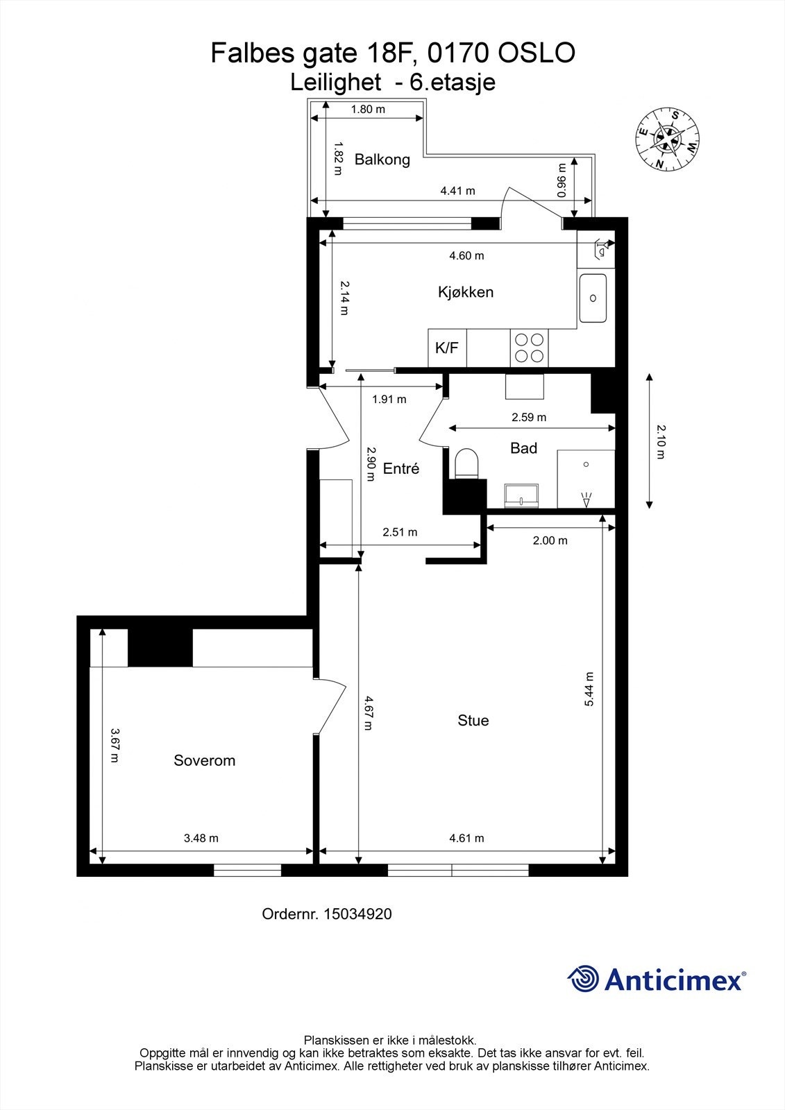 Plantegning Galleribilde