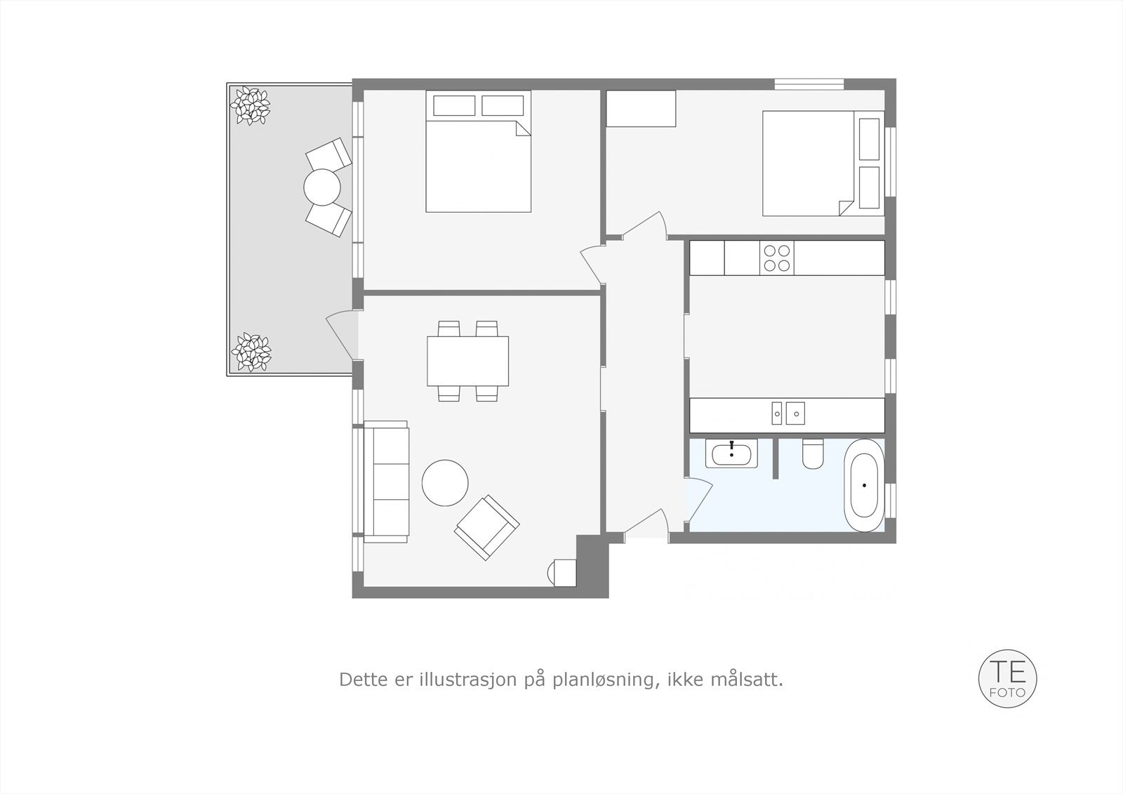 Plantegning. Galleribilde