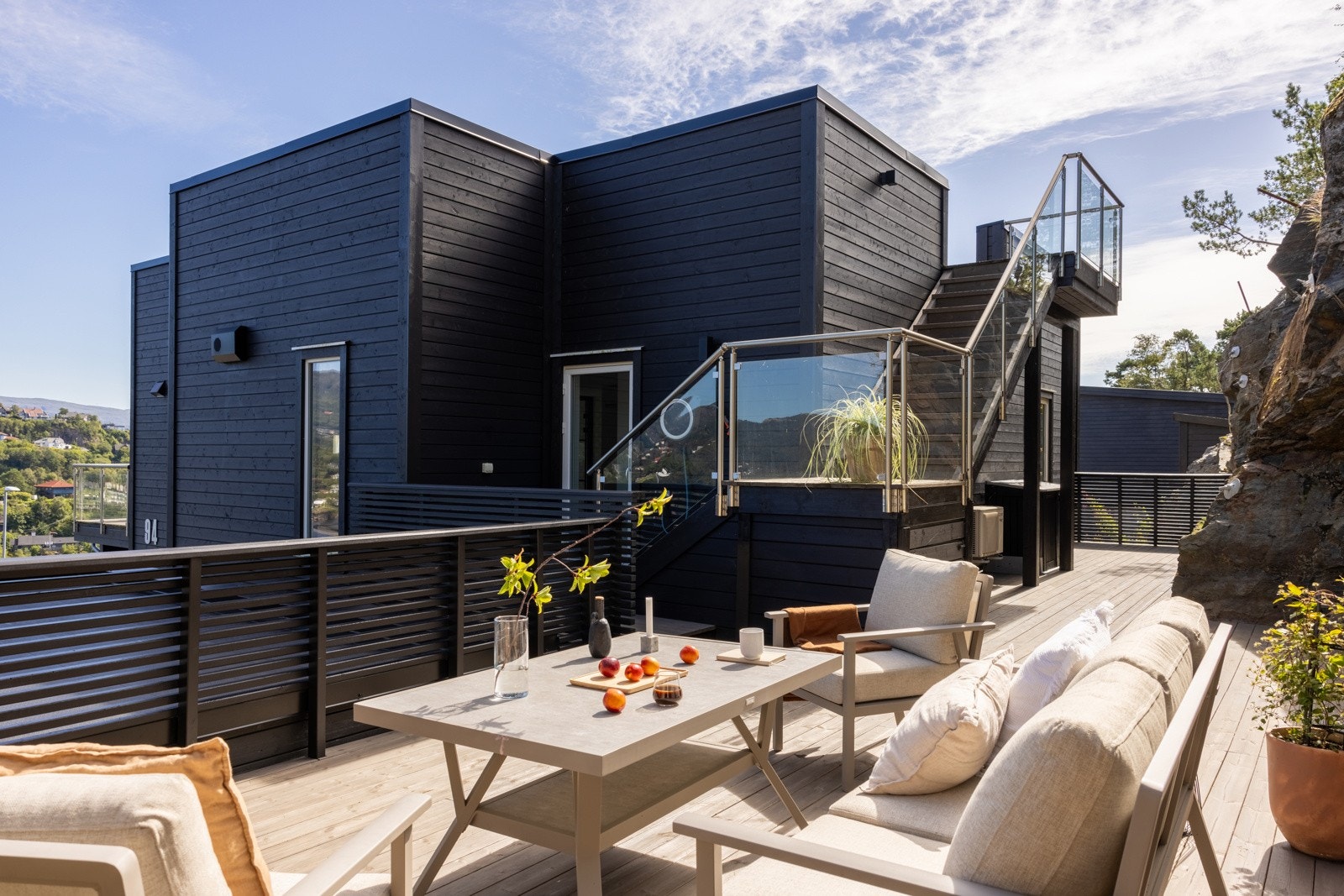 Vi tar turen opp til takterrassen. Galleribilde