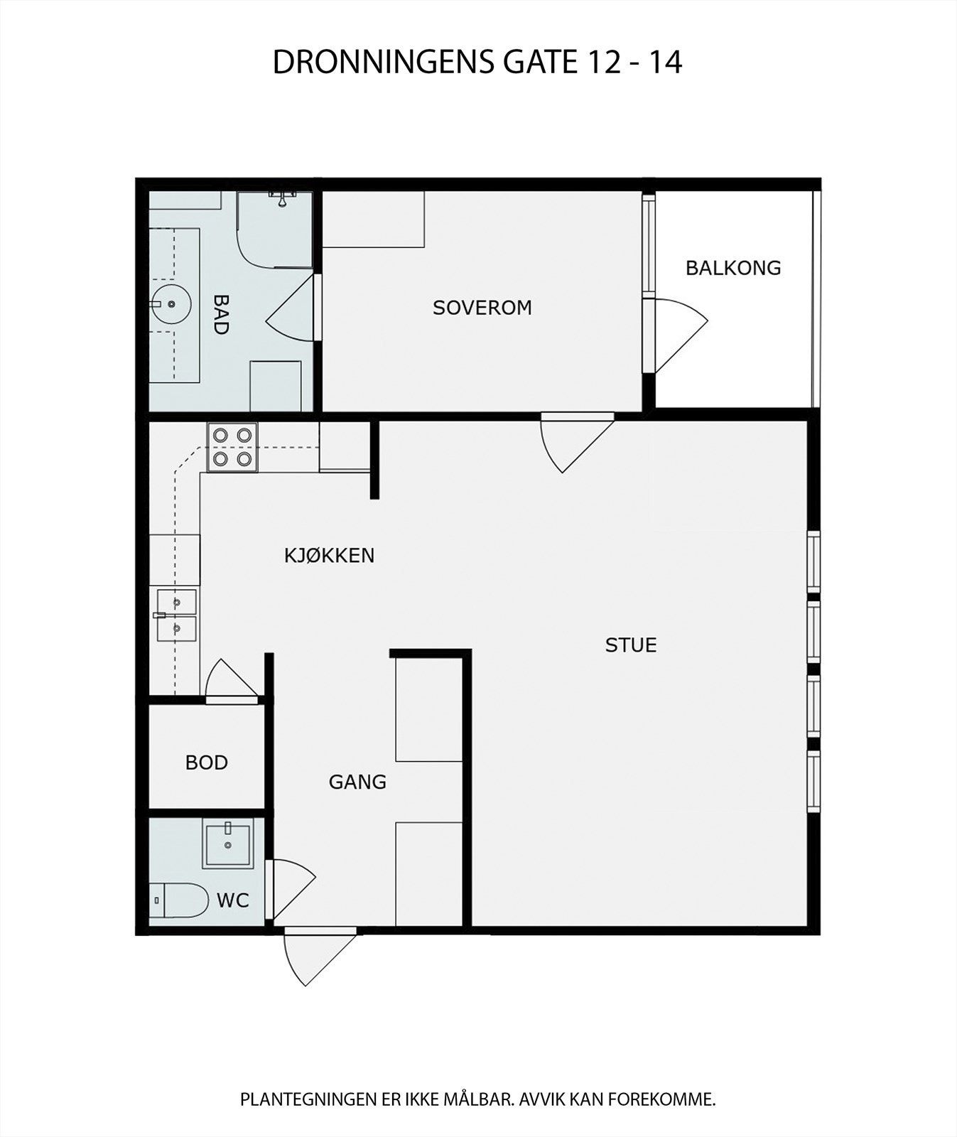 Plantegning Galleribilde