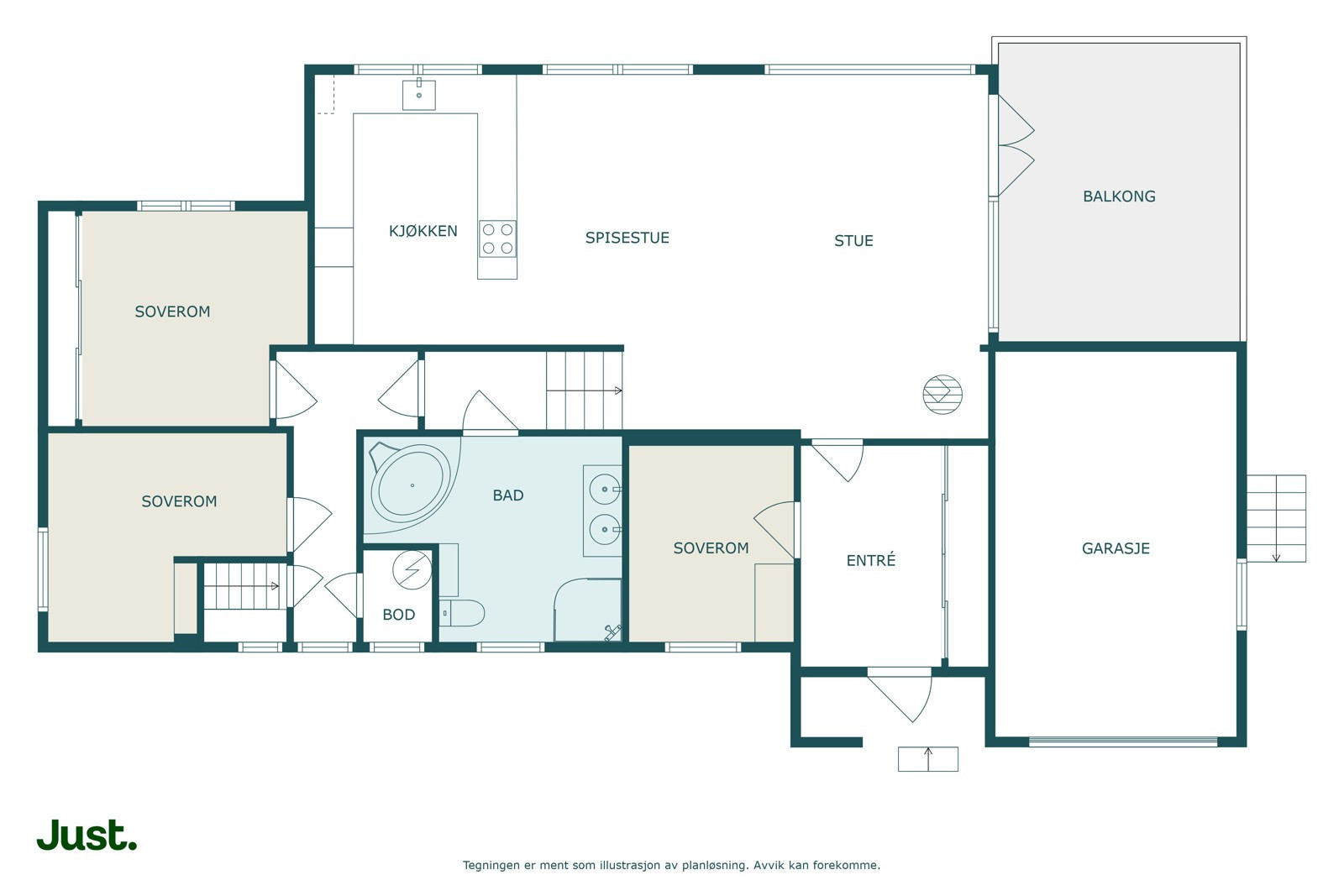 Planskisse hovedplan.