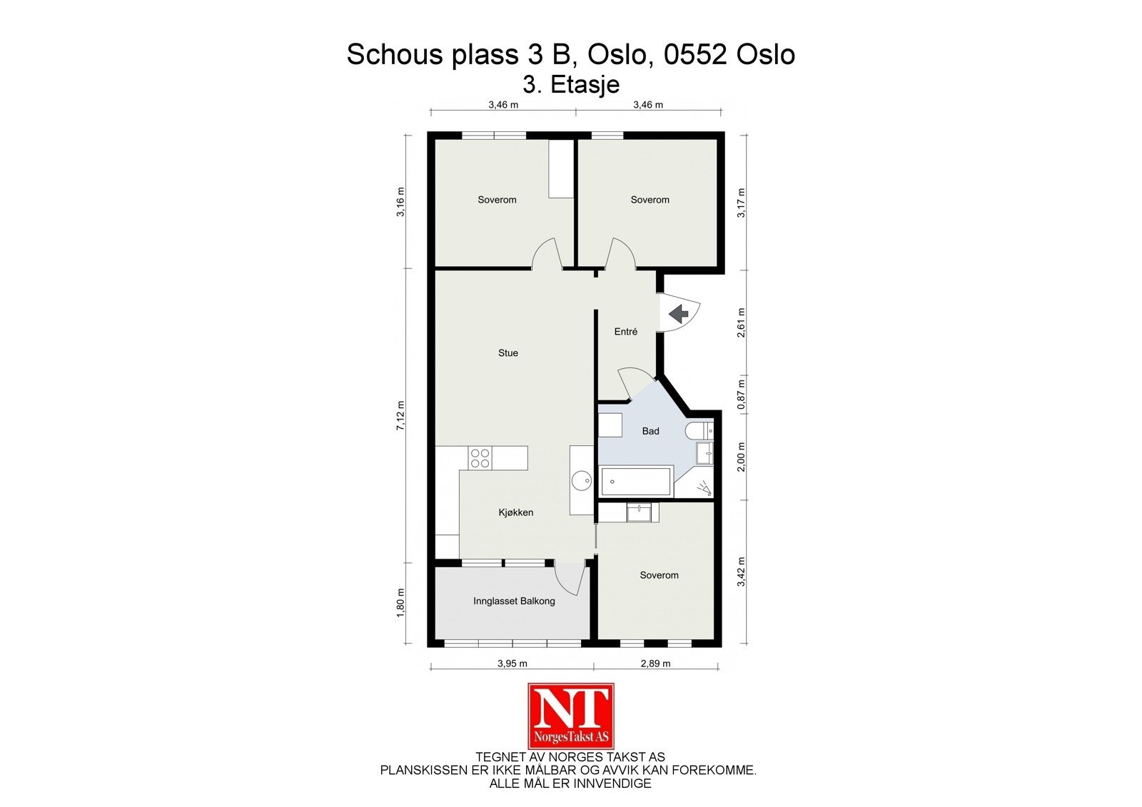 Planskisse. Galleribilde