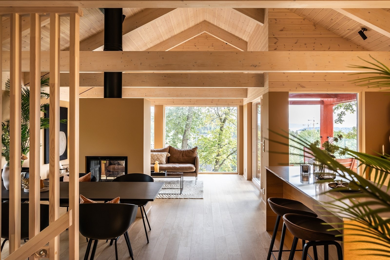 Den flotte gamle låven er en del av et større prosjekt som omfatter 9 enheter oppført av Rosenvilde Prosjekt AS Galleribilde