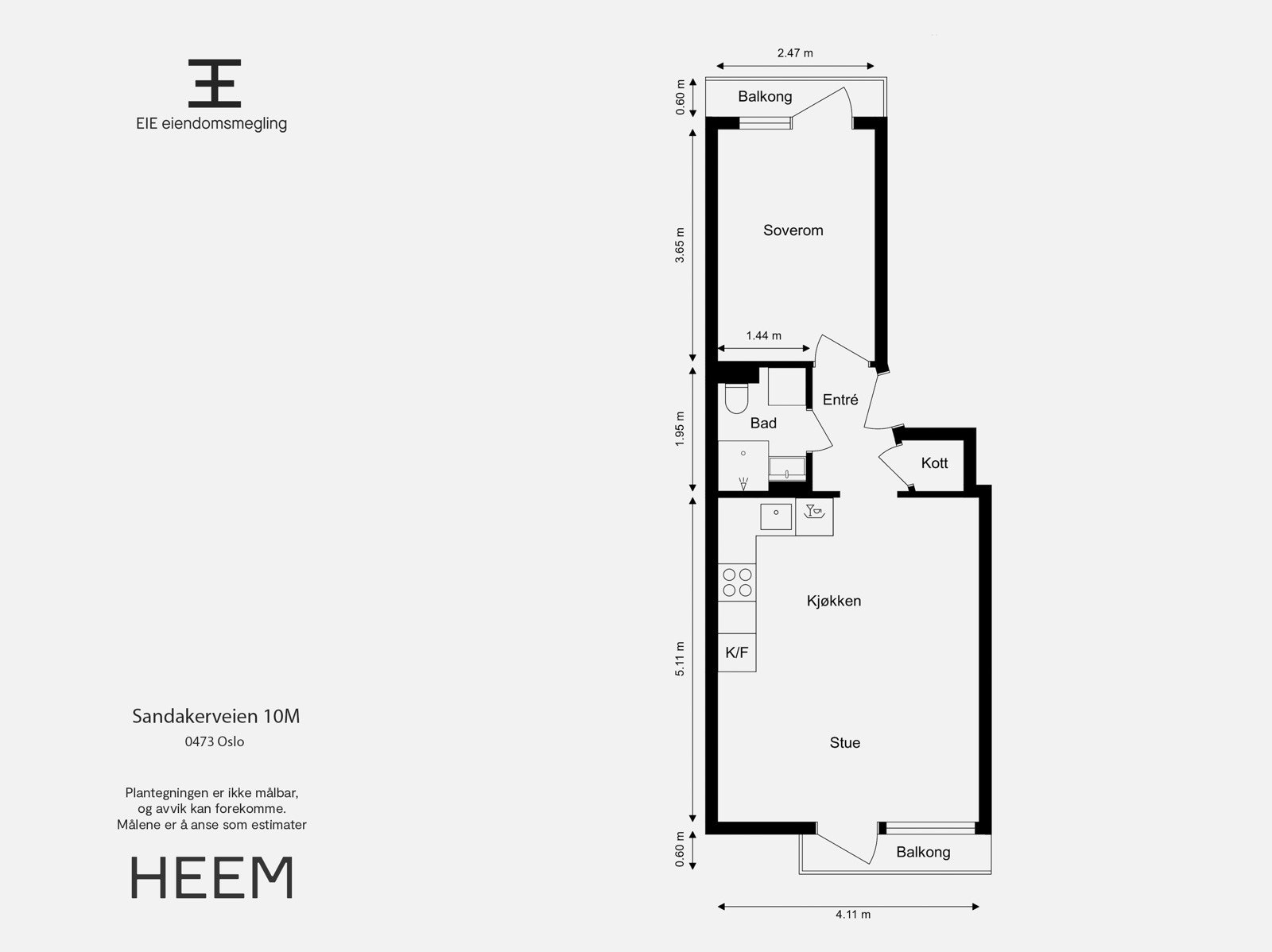 Plantegning | 5. etasje Galleribilde