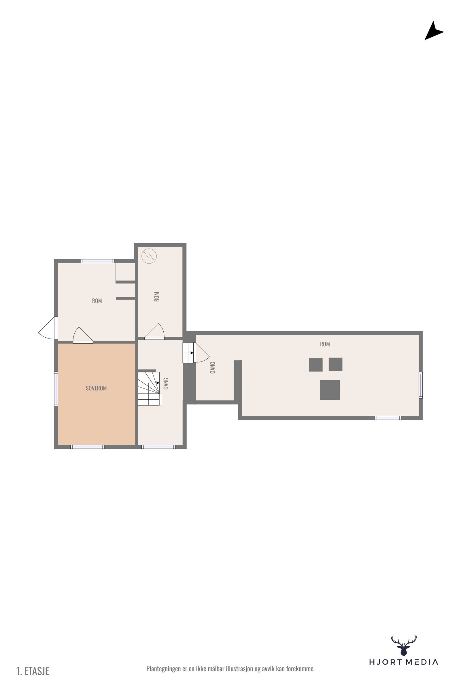 Plantegning av kjelleren. Galleribilde