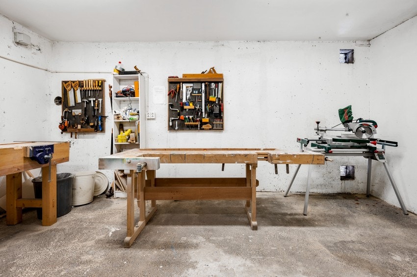 For deg som skal drive med snekkerarbeid har man også tilgang til et snekkerrom. Galleribilde