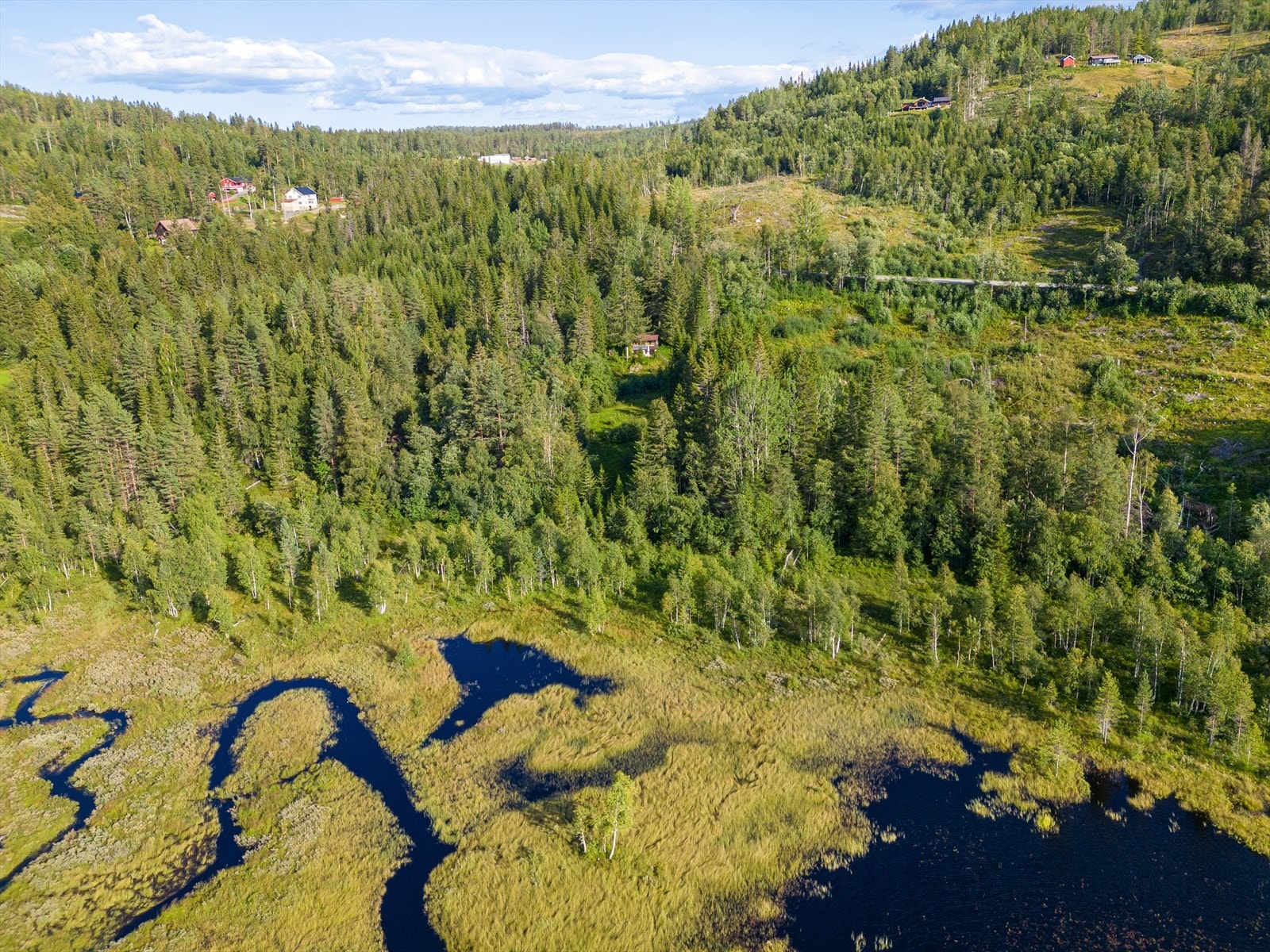 Det er ca. 30 min. kjøring med bil til Blefjell. Galleribilde