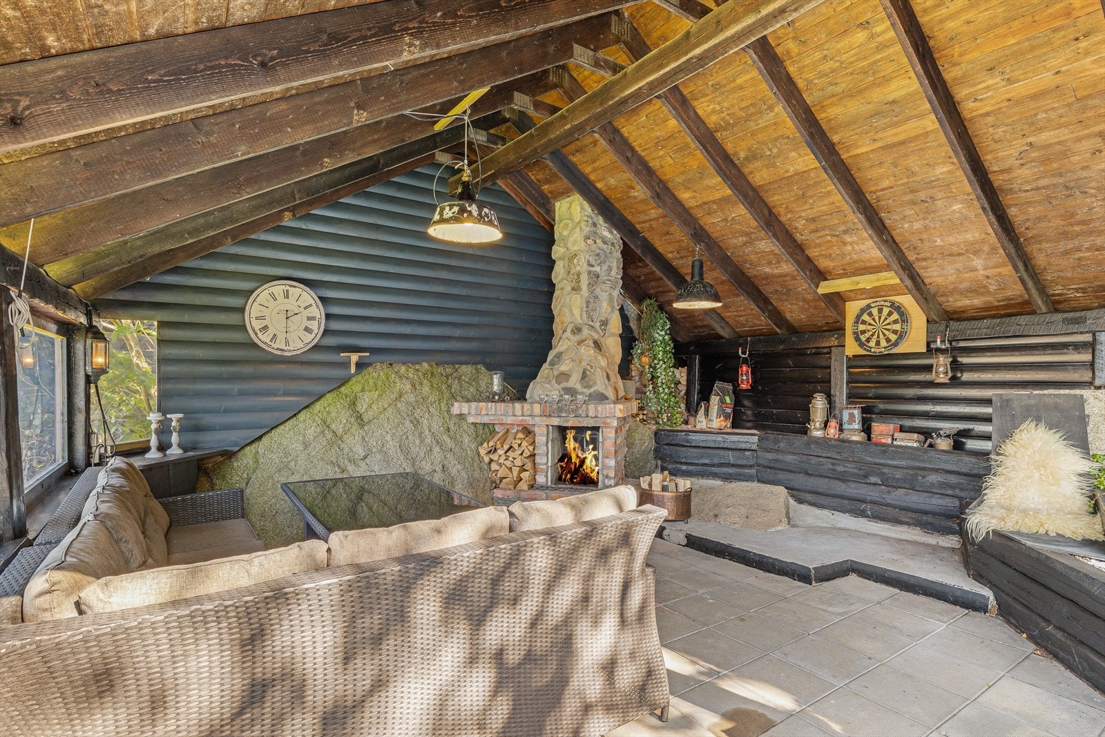 Her er det virkelig lagt til rette for kos og hygge. Galleribilde