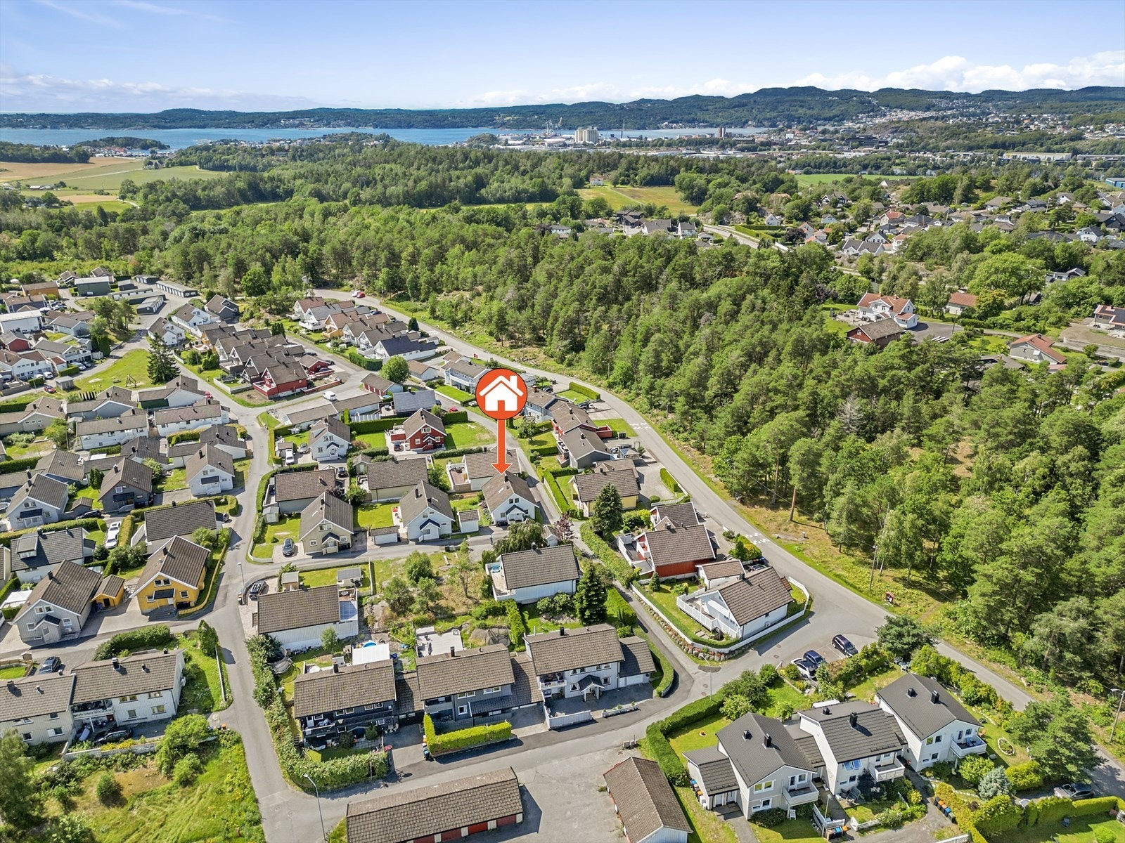 Dronefoto Galleribilde