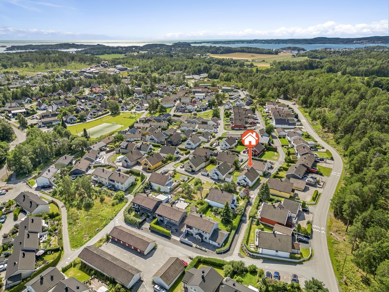 Dronefoto Galleribilde
