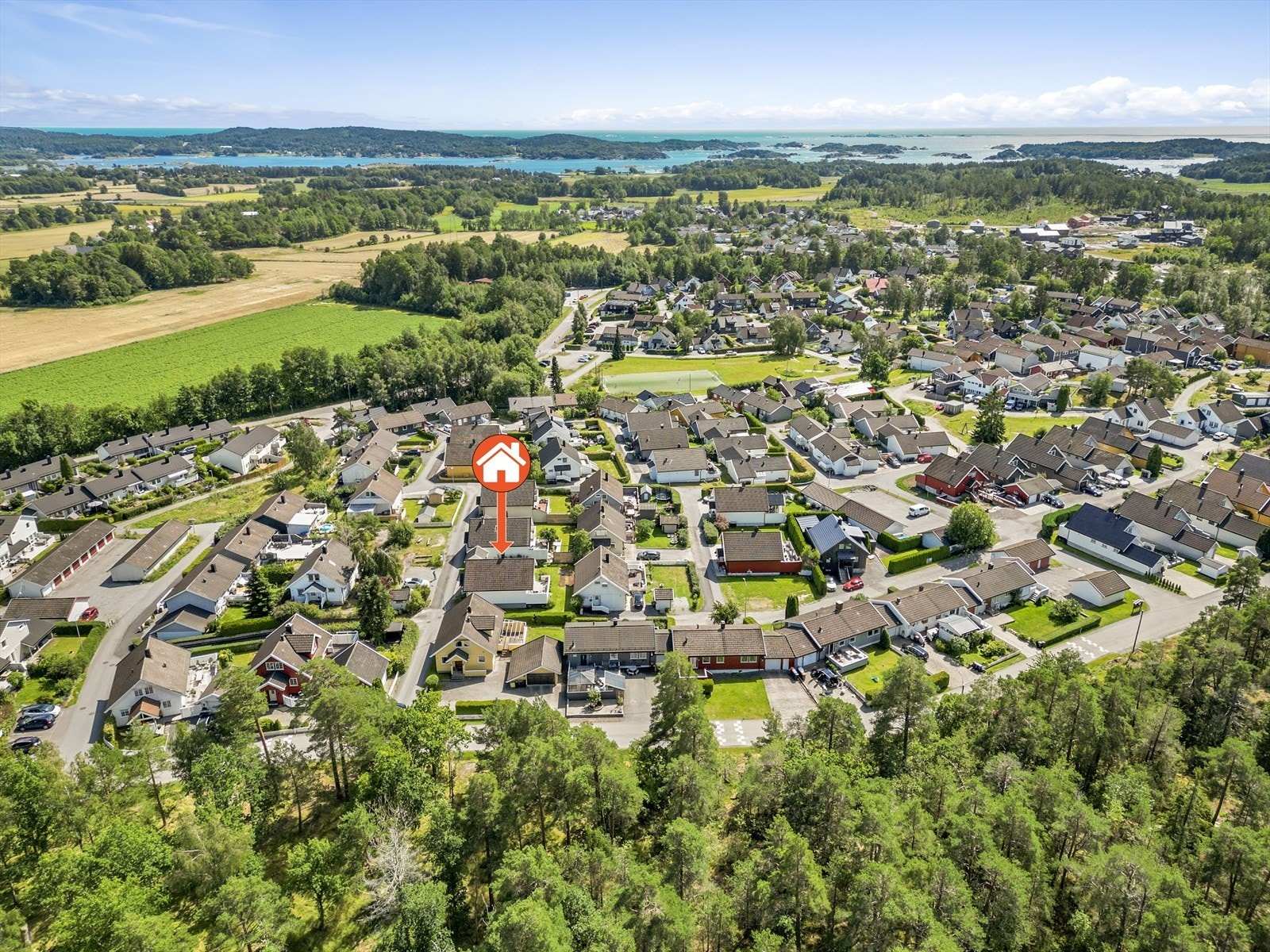 Dronefoto Galleribilde