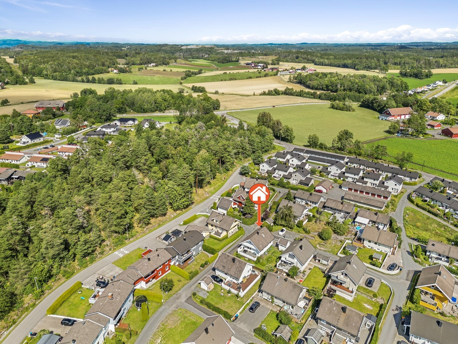 Dronefoto Galleribilde