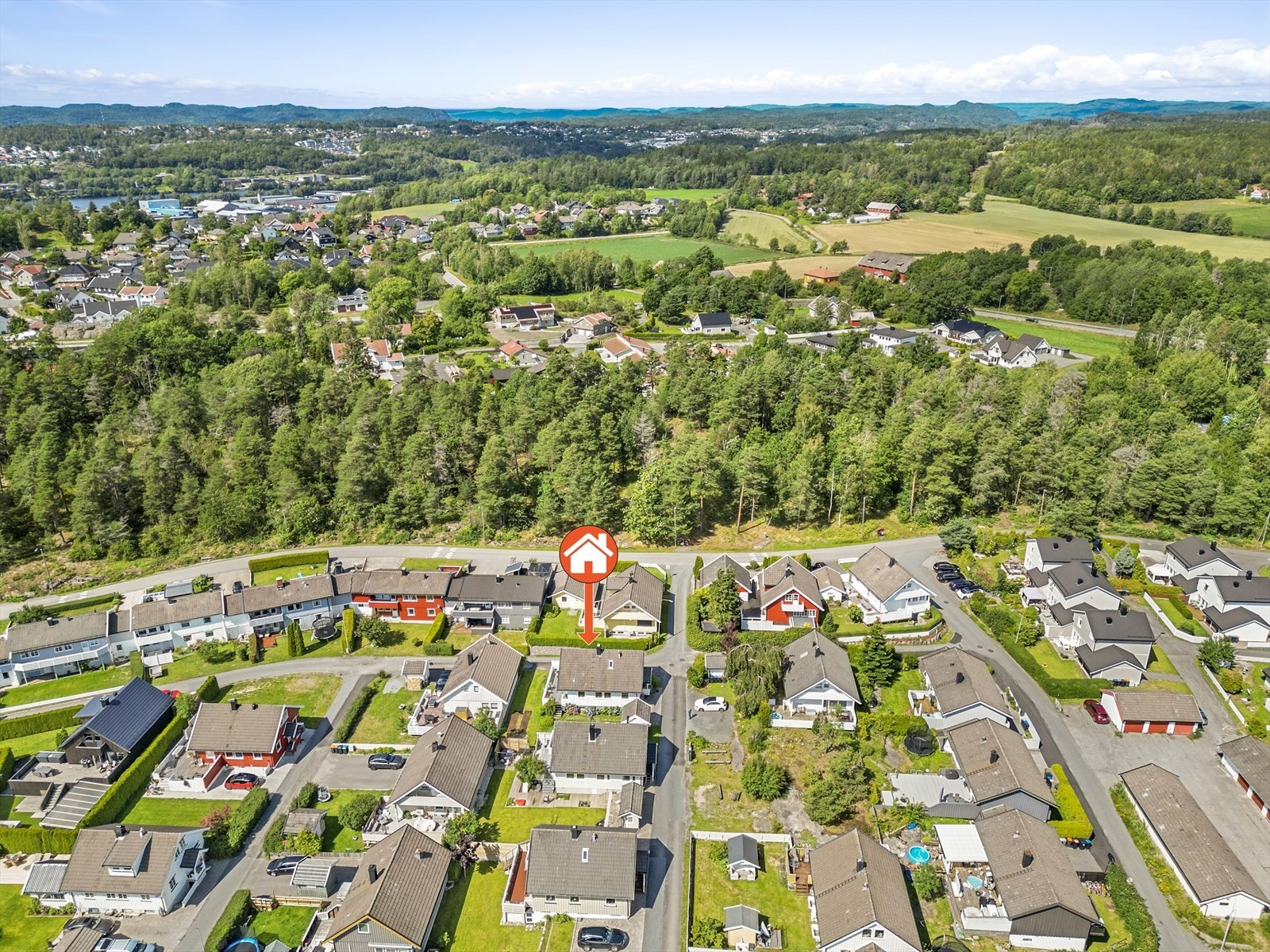 Dronefoto Galleribilde
