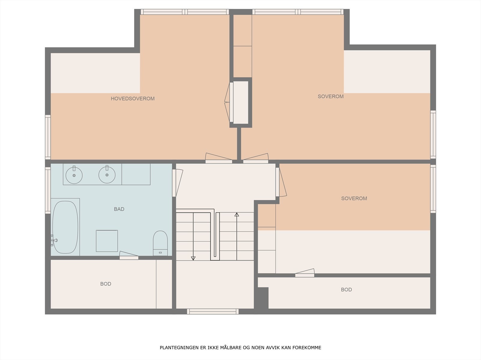 Plantegning - 2 etasje Galleribilde