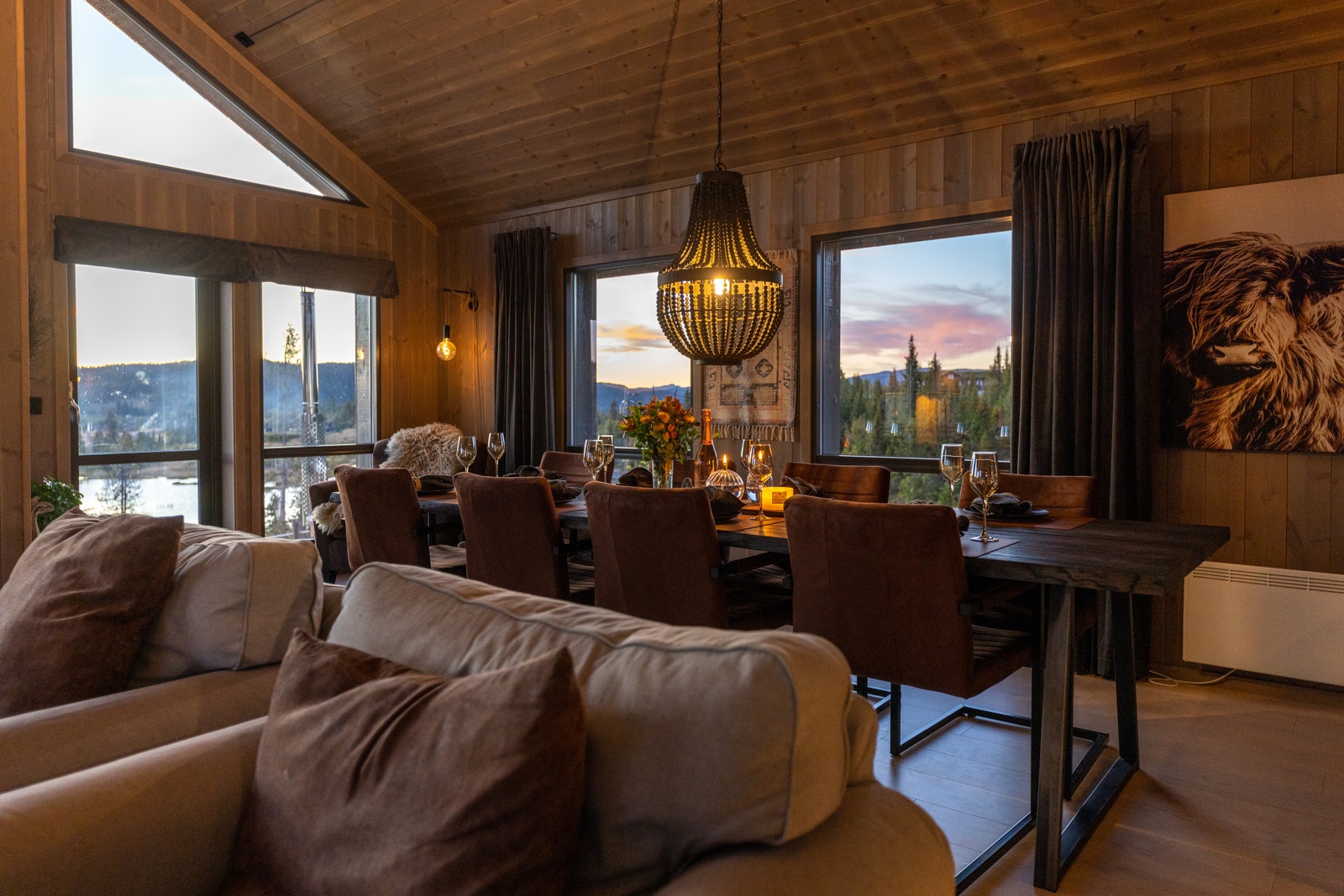 Blåne hytte. Galleribilde