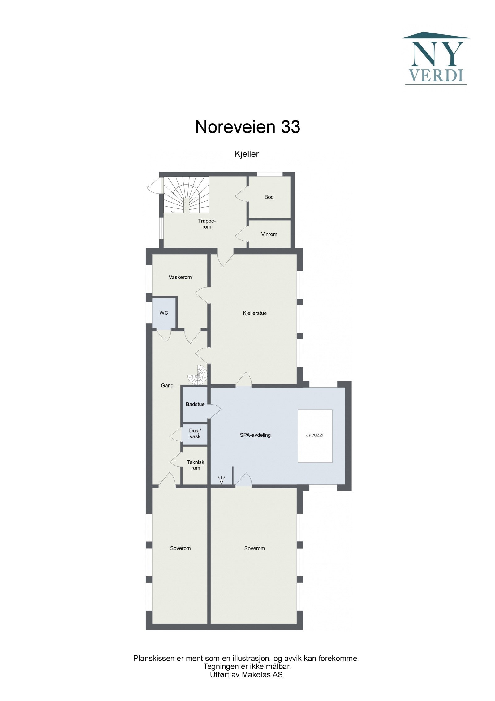 Noreveien 33 - Kjelleretasje Galleribilde