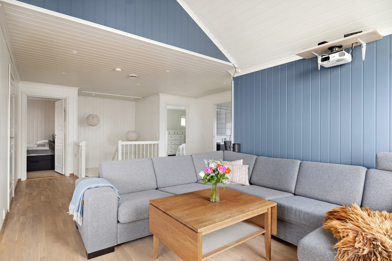 Veldig praktisk med loftstue. Galleribilde