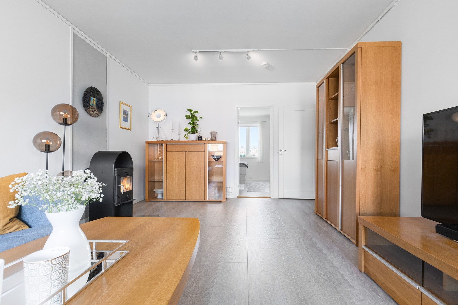 En pen 3-roms andelsleilighet på Hallset. Galleribilde