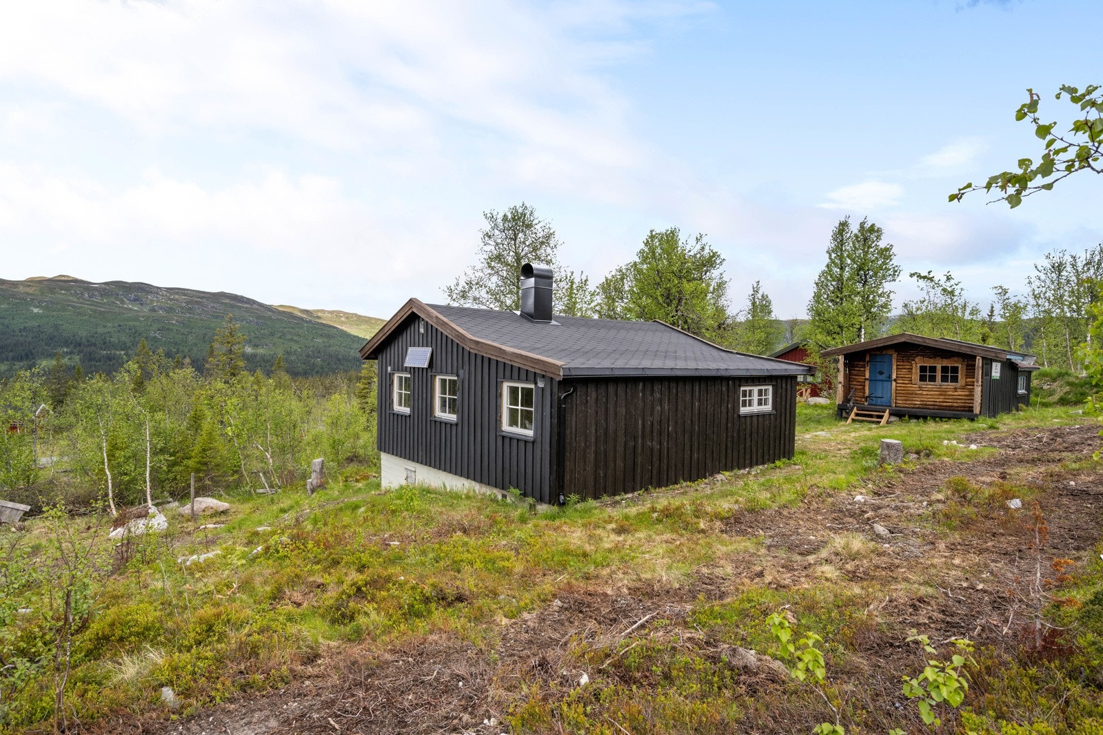 Nede i Krokhølen er det bade-/fiske muligheter. Det er også kjempe fint å sykle i fjellet, blant annet innover Langsua nasjonalpark og mot Lenningen Galleribilde