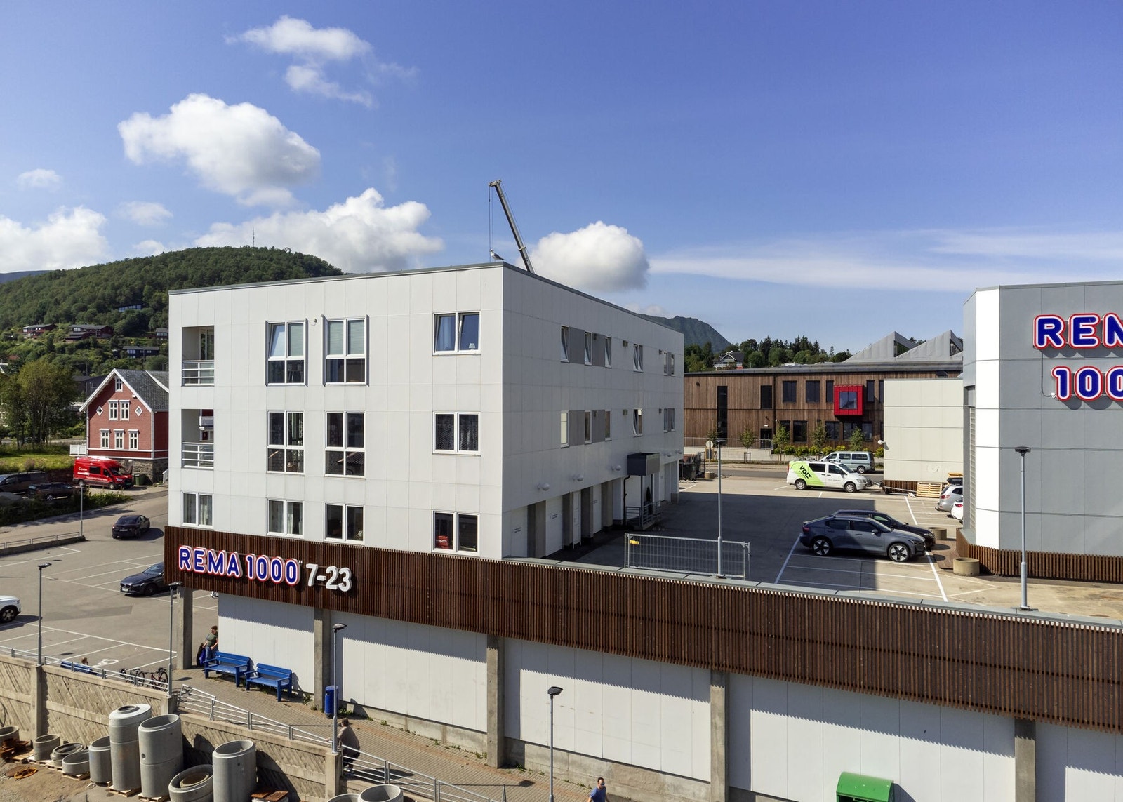 Fasade bygning. Galleribilde