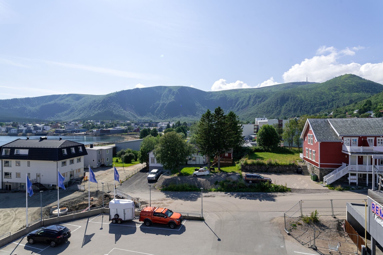 Utsikt fra balkongen. Galleribilde