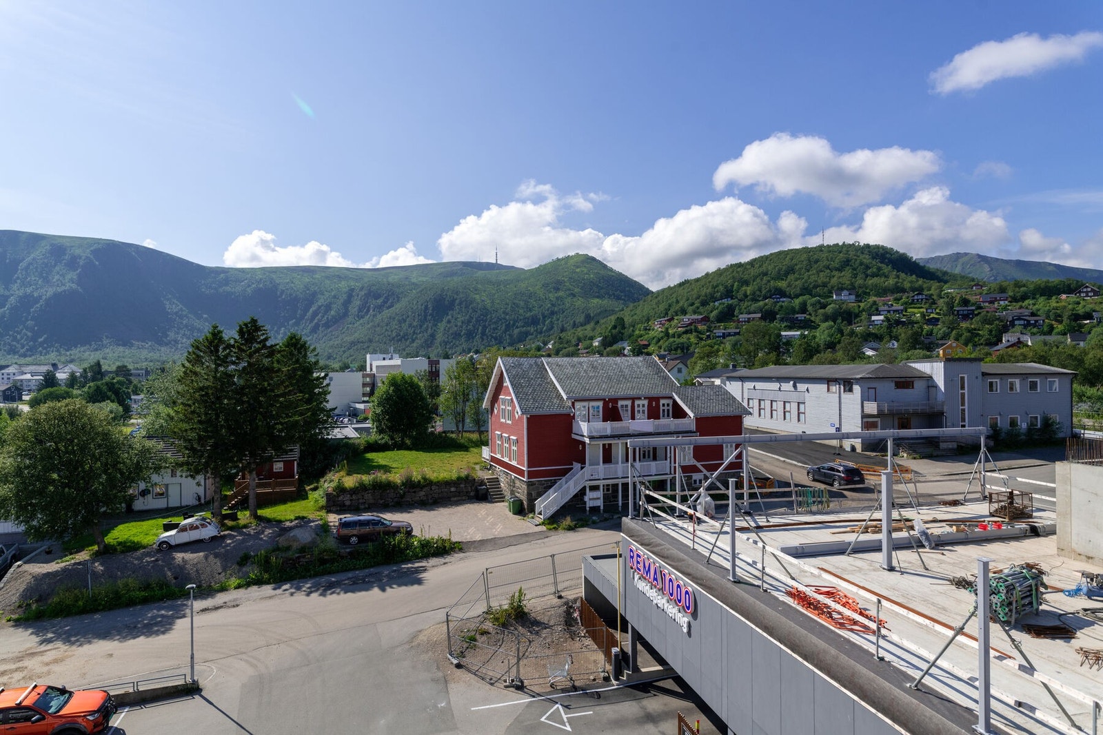 Utsikt fra balkongen. Galleribilde