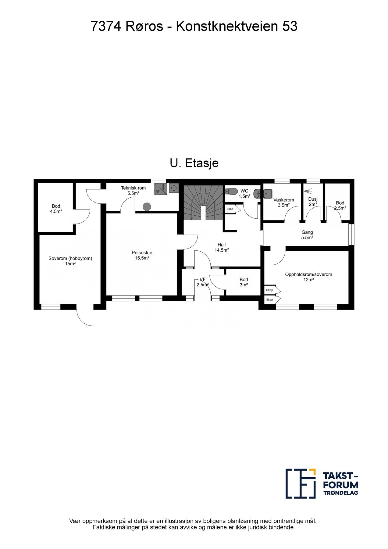 Planskisse Galleribilde
