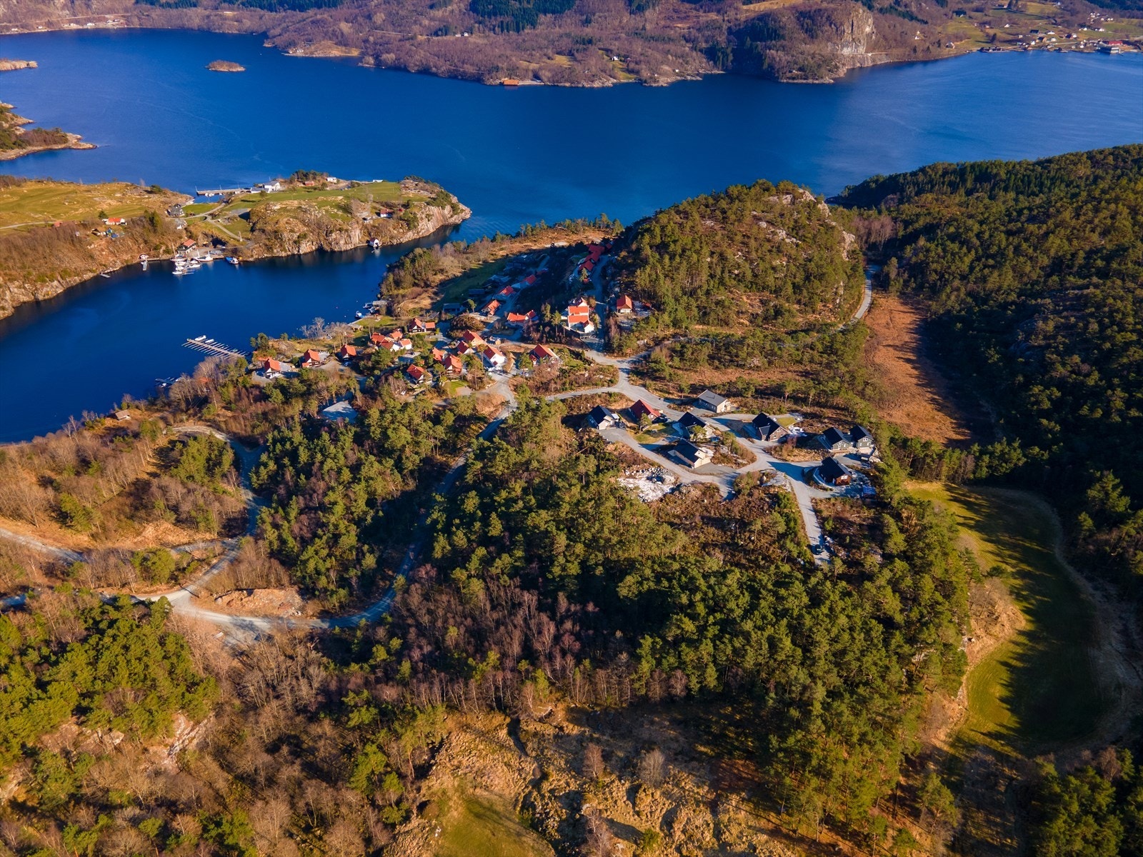 Tomtene har størrelser fra 690m2 til ca 900m2 Galleribilde