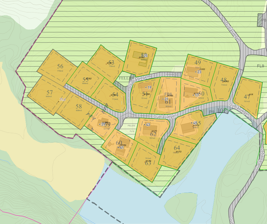 Reguleringskart Galleribilde