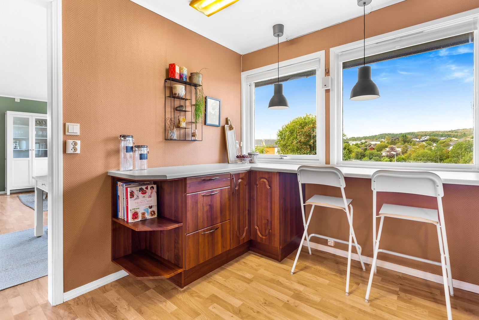 Fint utsyn mot nærområdet Galleribilde